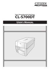 CITIZEN CL-S700DT User Manual