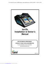 AMI Entertainment Ion Rx Installation & Owner's Manual