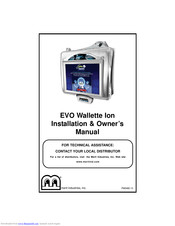 MERIT INDUSTRIES EVO Wallette Ion Installation & Owner's Manual