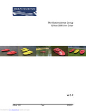 Oceanscience Q-Boat 1800D User Manual