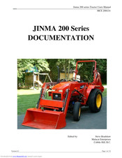Yancheng Tractor Factory Jinma 254 User Manual