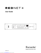 Focusrite RedNet 4 User Manual