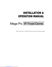 Digital ID View Mega-Pix IV-LC-D331MP Installation & Operation Manual