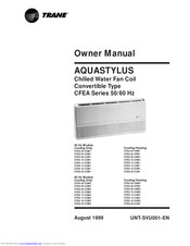 Trane AQUASTYLUS CFEA 04 COM1 Owner's Manual