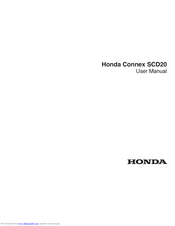 Honda Connex SCD20 User Manual