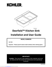 Kohler Deerfield 5815W Installation And User Manual