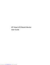 HP 24wd User Manual