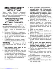 Conair AIRCARE Instruction & Styling Manual