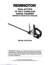 Remington BH1822A Owner's Operation Manual