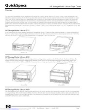 HP StorageWorks Ultrium 215 Quickspecs