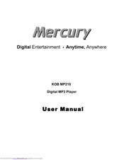 Mercury KOB MP210 User Manual