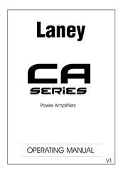Laney CA1500 Operating Manual