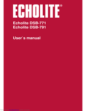 Echolite Echolite DSB-771 User Manual