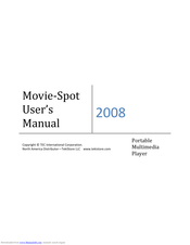 TEC Movie?Spot 2008 User Manual