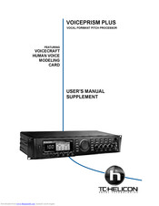 TC-Helicon VOICEPRISM PLUS User's Manual Supplement