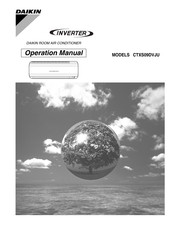 Daikin Inverter CTXS09DVJU Operation Manual