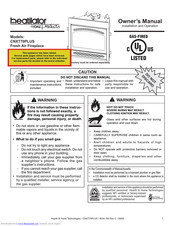 Heatilator CNXT70PLUS Owner's Manual