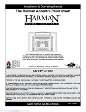 Harman Home Heating Accentra Installation & Operating Manual