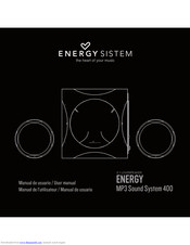ENERGY SISTEM mp3 sound system 400 User Manual