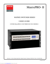 Barco MatrixPRO- II User Manual