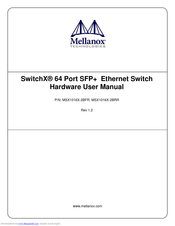 Mellanox Technologies SwitchX MSX1016X-2BRR Hardware User Manual