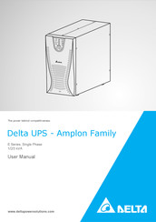 Delta Electronics E series User Manual