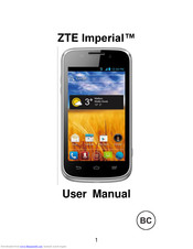 Zte Imperial User Manual