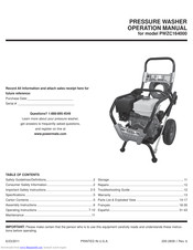 MAT Industries PWZC164000 Owner's Manual