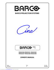 Barco R9002382 Owner's Manual