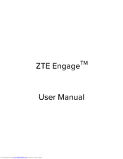 Zte Engage User Manual