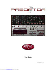 Rob Papen Predator User Manual