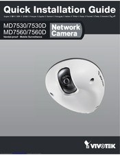 Vivotek MD7560D Quick Installation Manual