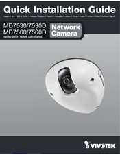 Vivotek MD7530D Quick Installation Manual