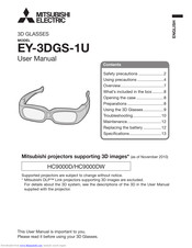 Mitsubishi Electric EY-3DGS-1U User Manual
