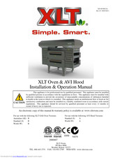 XLT Ovens AVI-3240A-S Installation & Operation Manual