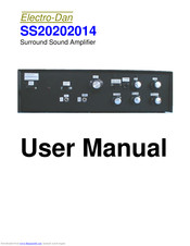 Electro-Dan SS20202014 User Manual