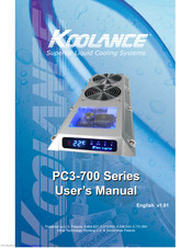 Koolance PC3-700 Series User Manual