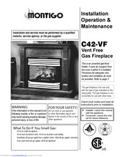 Montigo C42-VF Installation, Operation And Maintanance Manual