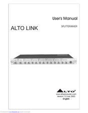 Alto ALTO LINK User Manual