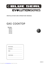 blue seal Evolution G512 Operation Manual