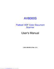 Avision AV8000S User Manual