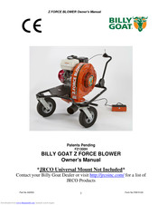 Billy Goat Z FORCE FZ1300H Owner's Manual