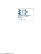Advantech PCM-9550F User Manual