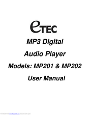 Etec MP202 User Manual