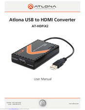 Atlona AT-HDPiX2 User Manual