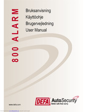DEFA 800 User Manual