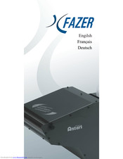 ANTARI X FAZER Instructions Manual