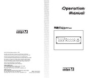 Inter-m PAM-T Operation Manual