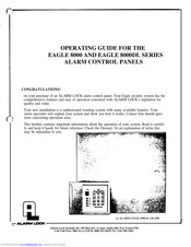 Alarm Lock Eagle 8000DL Series Operating Manual