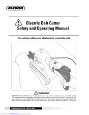 Flexco EBC1-220 Safety And Operating Manual